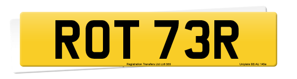 Registration number ROT 73R